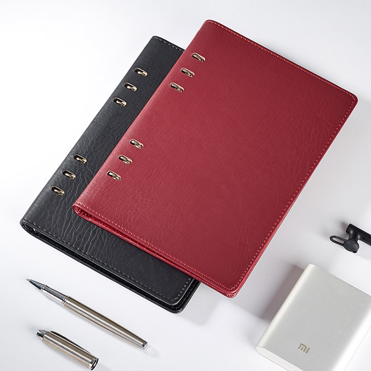 China A4 Notebook Premium Leather Compendium Portfolio Factory