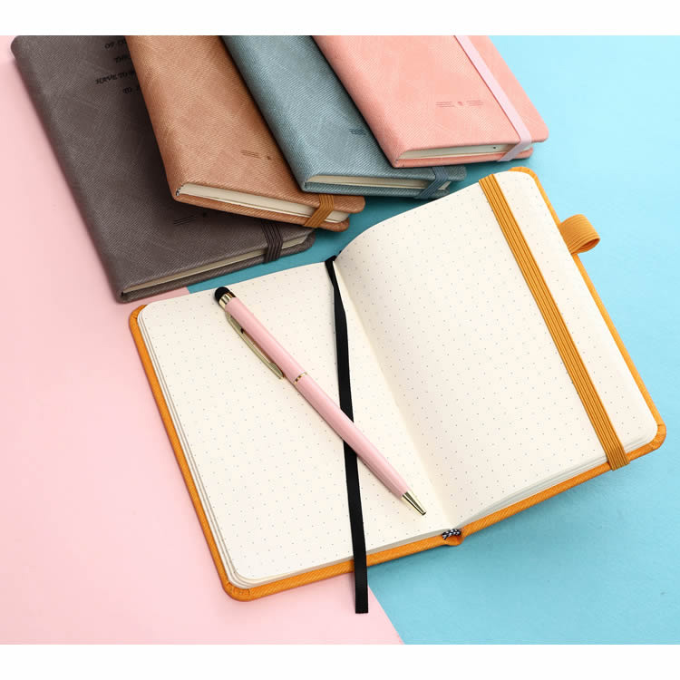 Low Pprice Hardcover Printed PU Custom Notebook