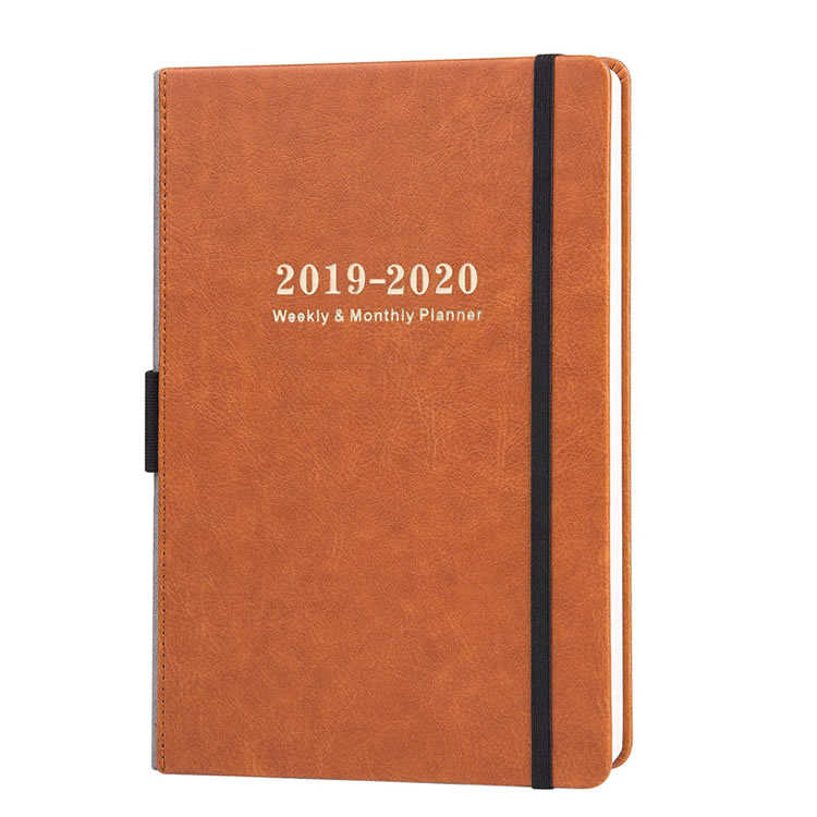 School Leather Daily Agenda 2021 Custom Agenda Planner Notebook Organizer Printing Custom Daily Weekly Calendar Planner